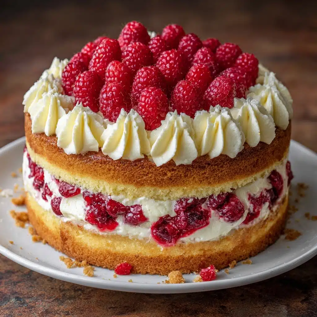 White Chocolate Raspberry Cake Recipe - Recipe Image
