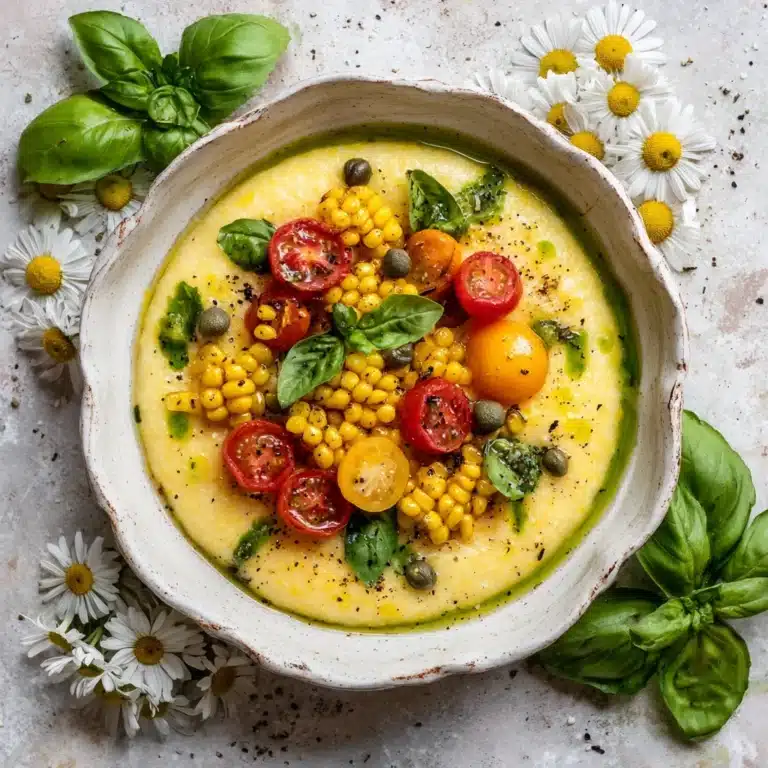Summer Sweet Corn Gazpacho Recipe