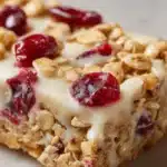 No-Bake White Chocolate Cranberry Oat Clusters Recipe