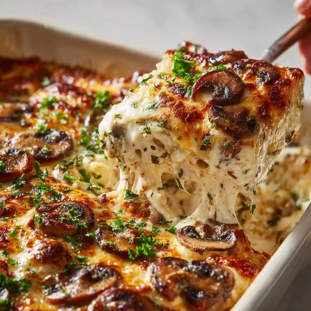 Creamy Stuffed Mushroom Dip Recipe