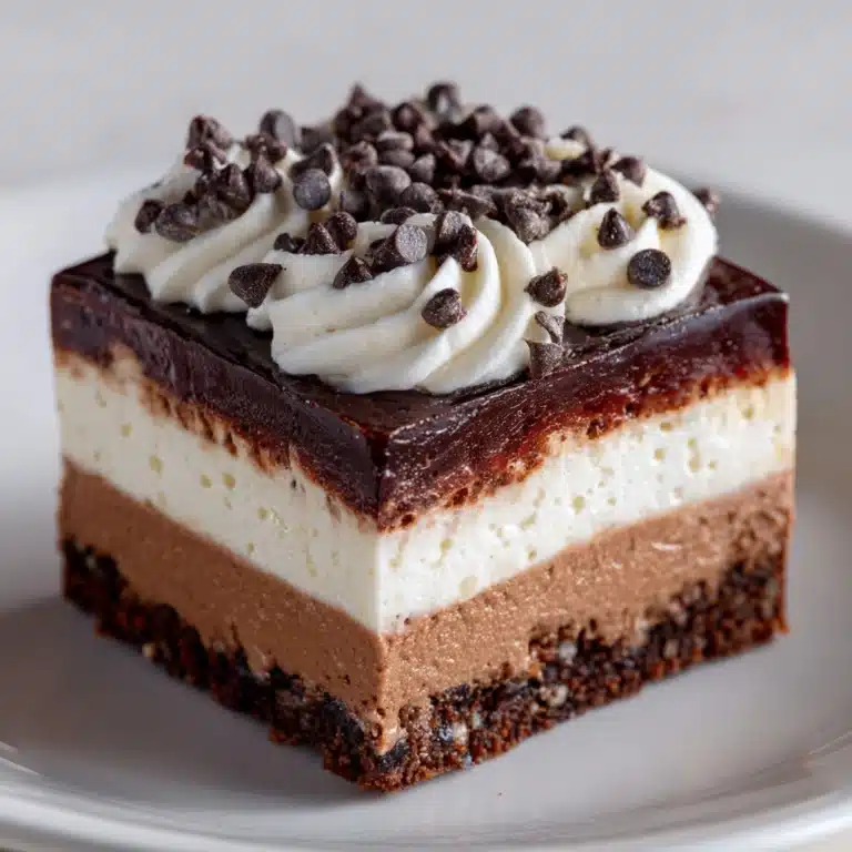 No-Bake Chocolate Mousse Bars Recipe