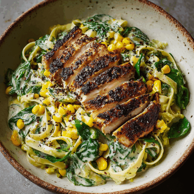 Creamy Roasted Poblano Pasta Recipe
