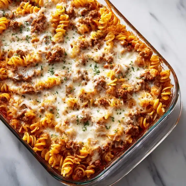 Baked Beef and Pasta Casserole Recipe