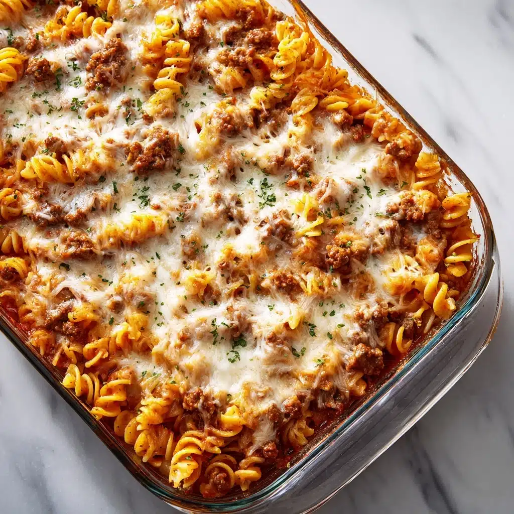 Baked Beef and Pasta Casserole Recipe - Recipe Image