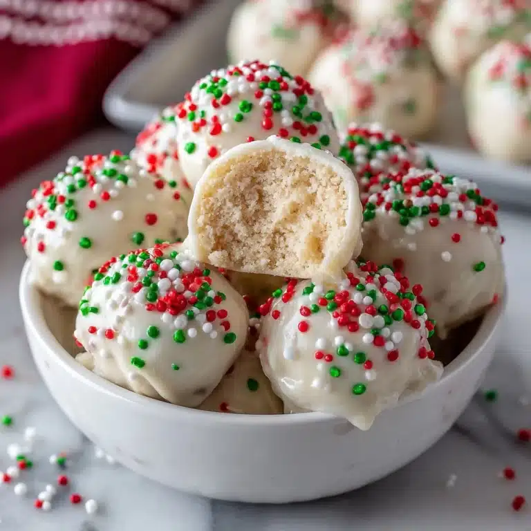 Christmas Sugar Cookie Truffles Recipe