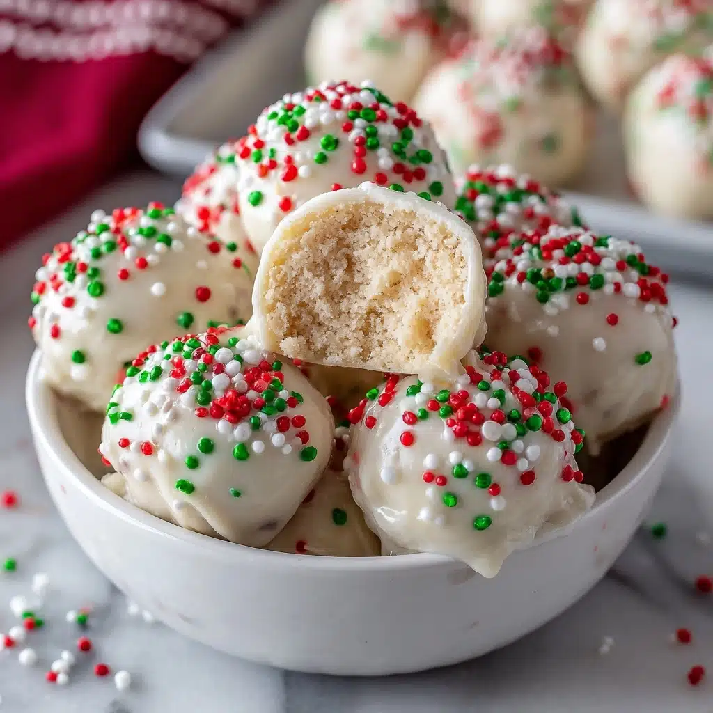 Christmas Sugar Cookie Truffles Recipe - Recipe Image