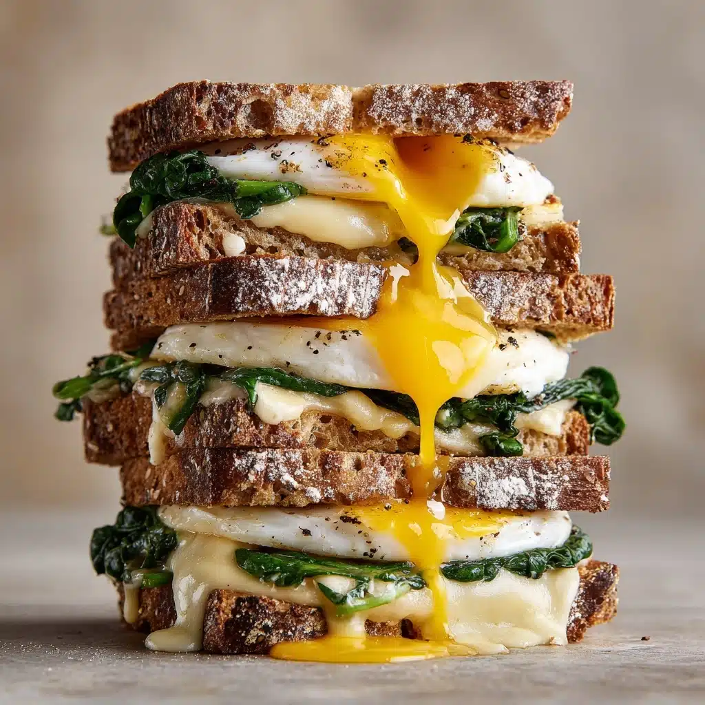 High Protein Vegetarian Breakfast Sandwiches Recipe - Recipe Image