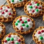 Pretzel M&M Hugs Christmas Recipe