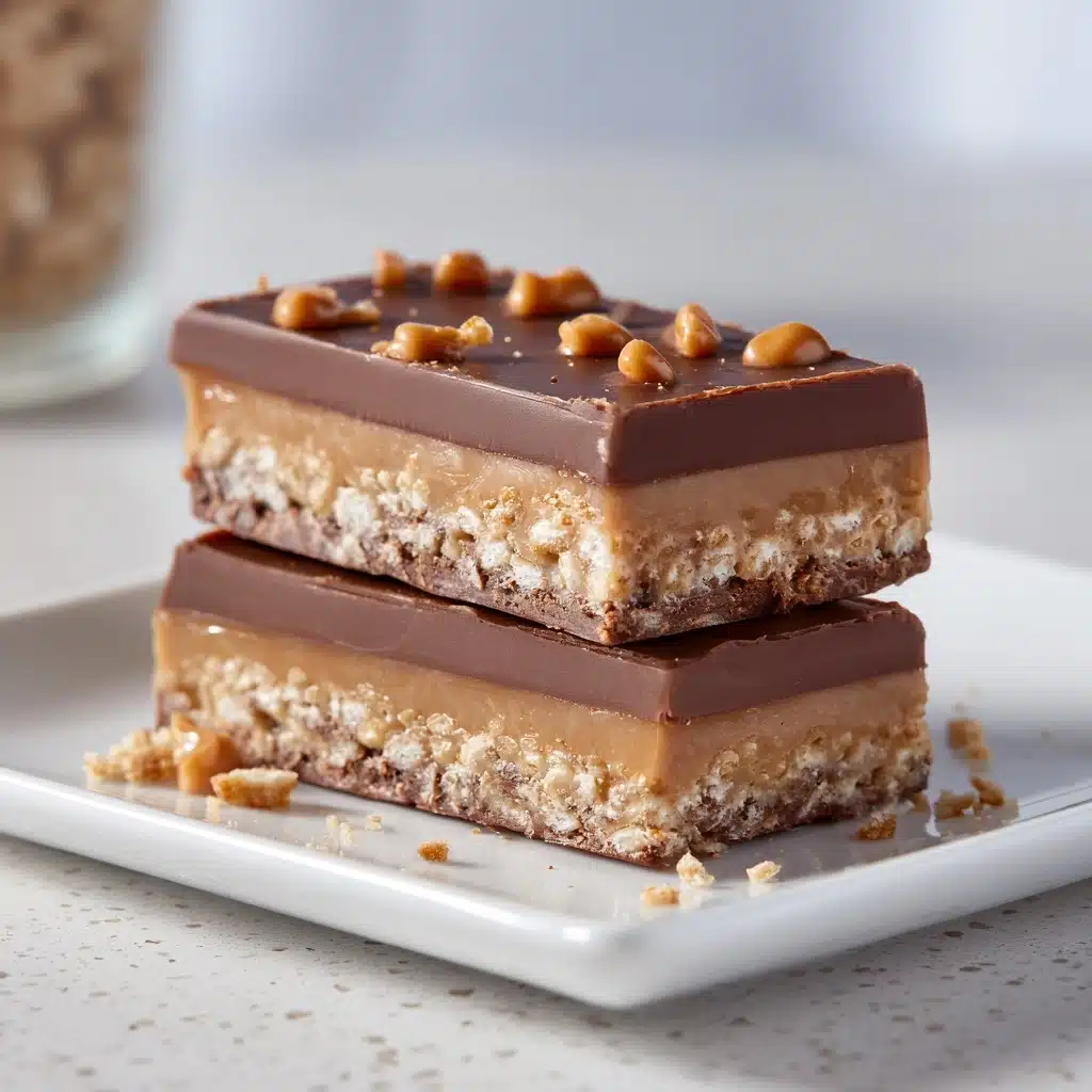 Chocolate Crunch Bars Recipe - Recipe Image