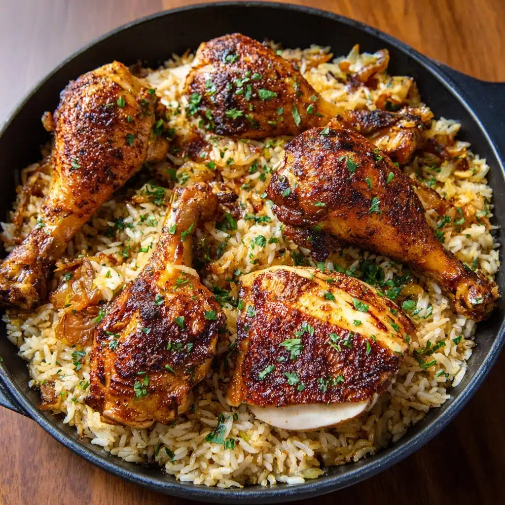 One Pot Sticky Coconut Rice & Chicken Recipe