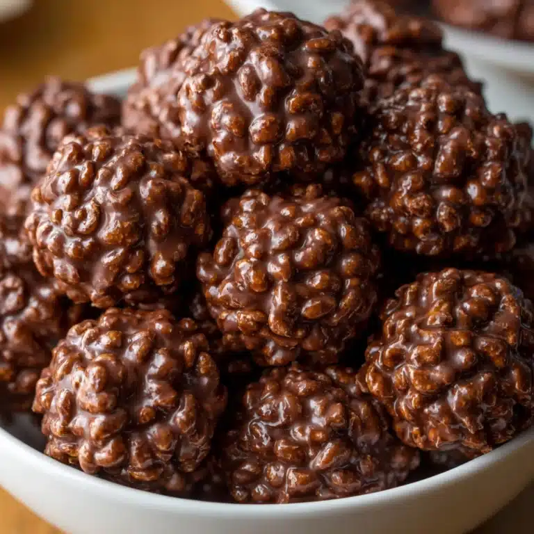 Chocolate Rice Krispie Balls Recipe