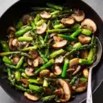 Sautéed Asparagus and Mushrooms Recipe