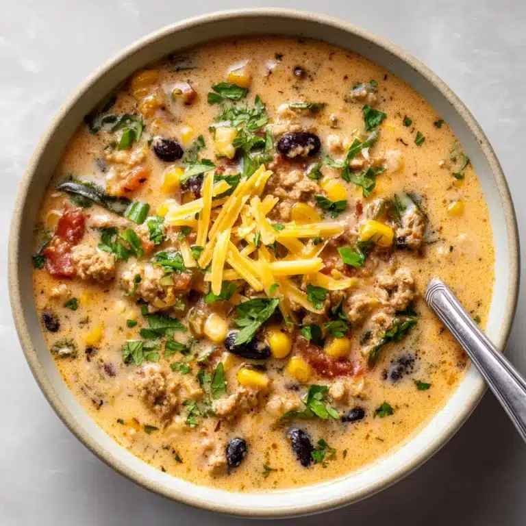 Easy Creamy Taco Soup Recipe