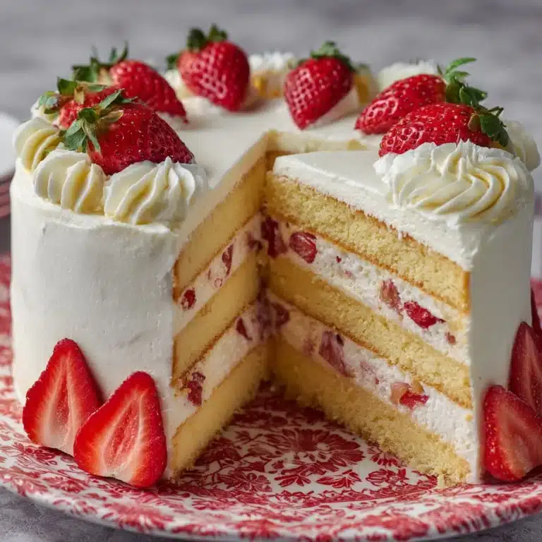 Strawberry-Lemonade Layer Cake Recipe