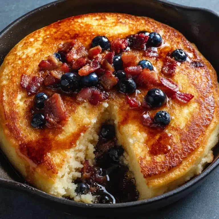 Crispy, Fluffy Oven-Baked Skillet Pancake Recipe