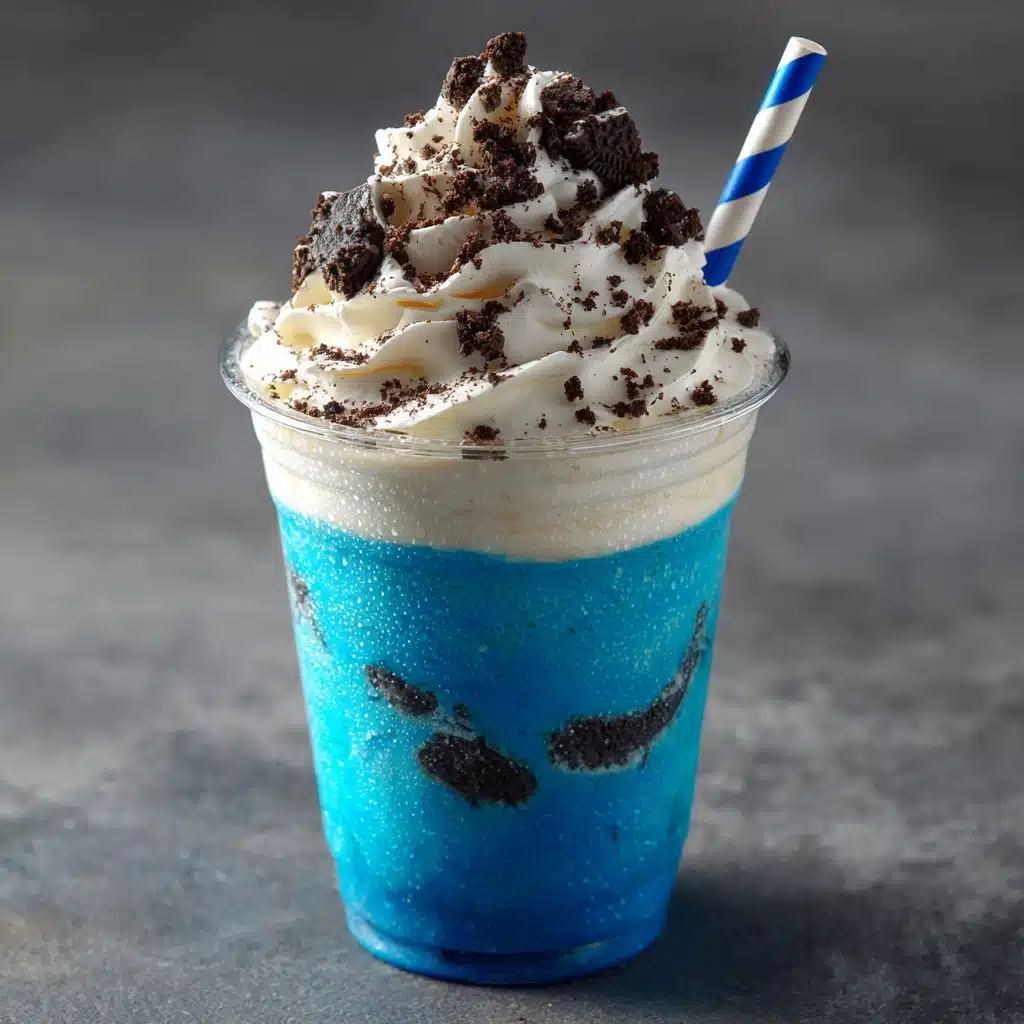 Blue Cookies & Cream Dip Frappuccinos Recipe - Recipe Image