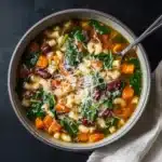 Classic Minestrone Soup with Gluten-Free Noodles Recipe