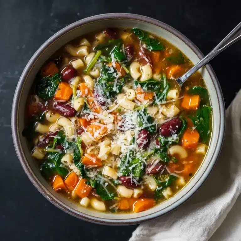 Classic Minestrone Soup with Gluten-Free Noodles Recipe