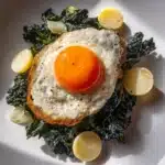 Sautéed Greens with Fried Eggs Recipe