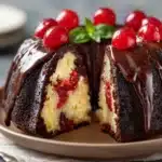 Cherry Chocolate Cream Cheese Bundt Cake Recipe