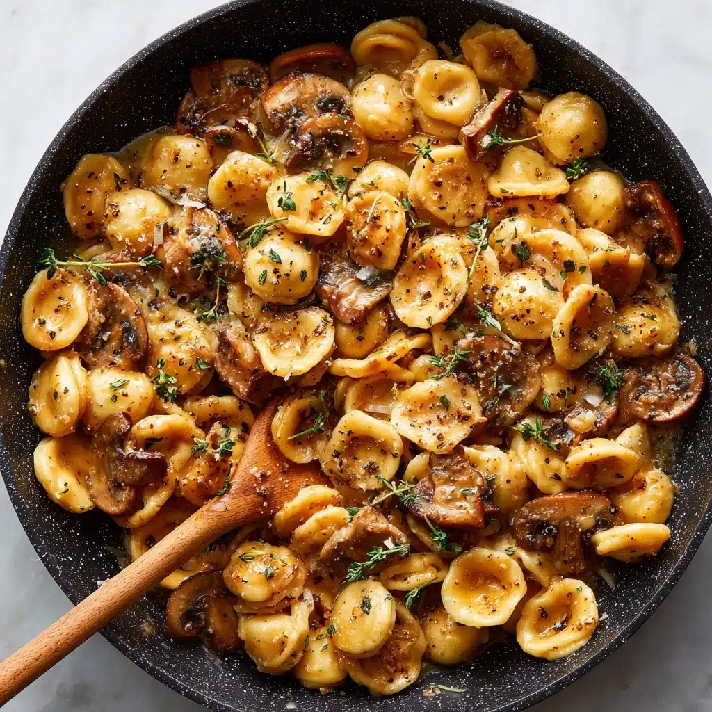 One Pot French Onion Pasta Recipe - Recipe Image