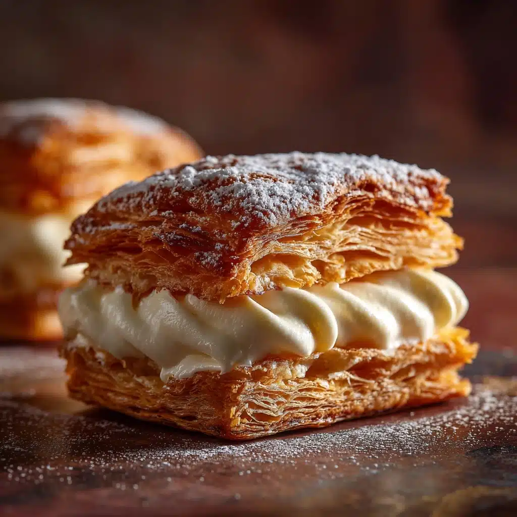 Cream Puffs with Luscious Vanilla Cream Filling Recipe