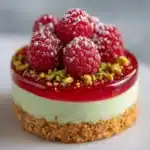 Raspberry Pistachio Mousse Cakes Recipe