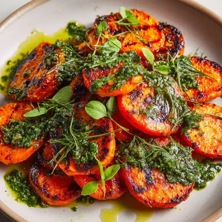 Crunchy Parmesan Carrots with Salsa Verde Recipe