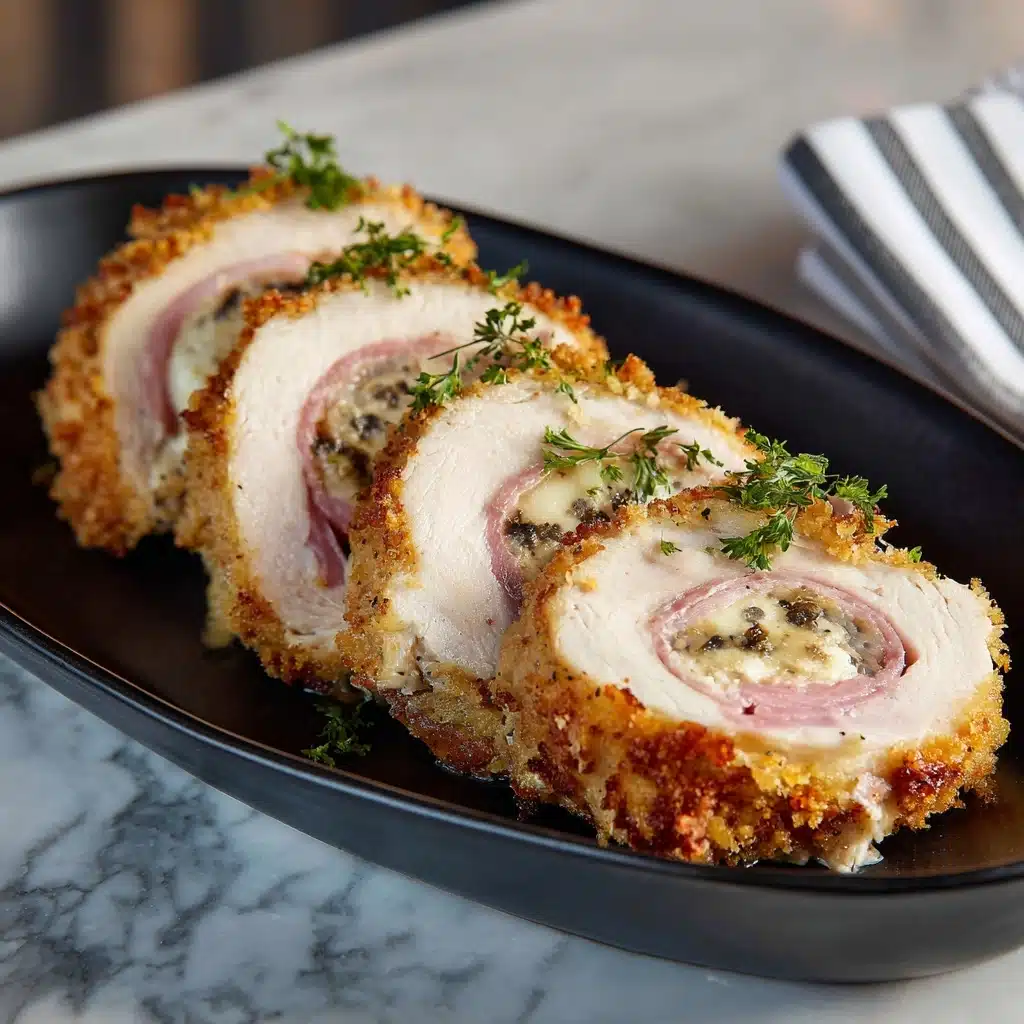 Chicken Cordon Bleu Meatloaf Recipe - Recipe Image