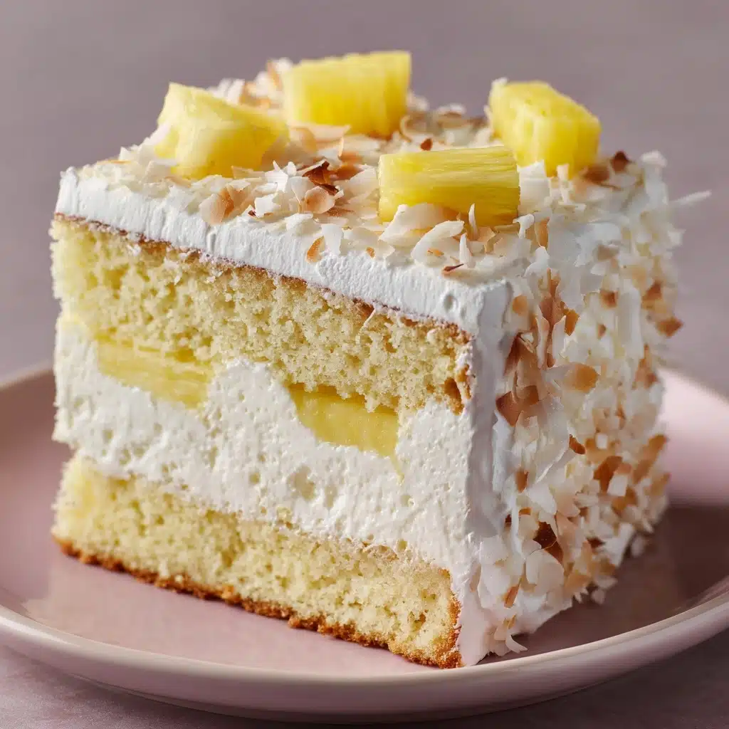 Hawaiian Pineapple Coconut Poke Cake Recipe