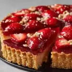 Fresh Strawberry Pie with a Pretzel-Pecan Crust Recipe