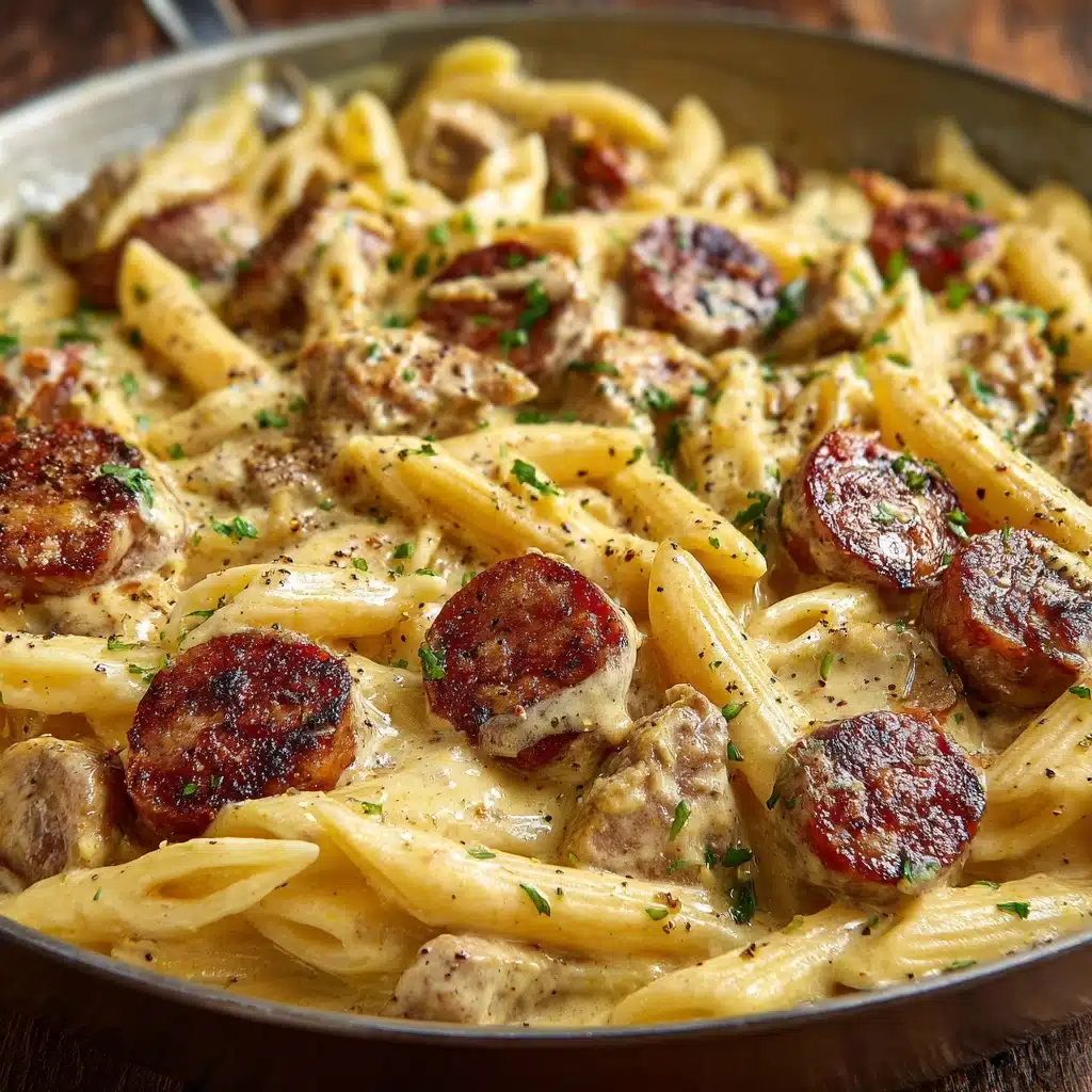 One Pot Cajun Chicken Alfredo Recipe - Recipe Image