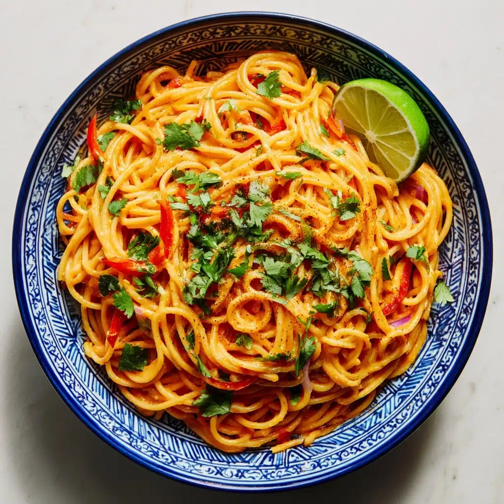 Creamy Peanut Noodles with Crunchy Veggies and Lime Recipe - Recipe Image