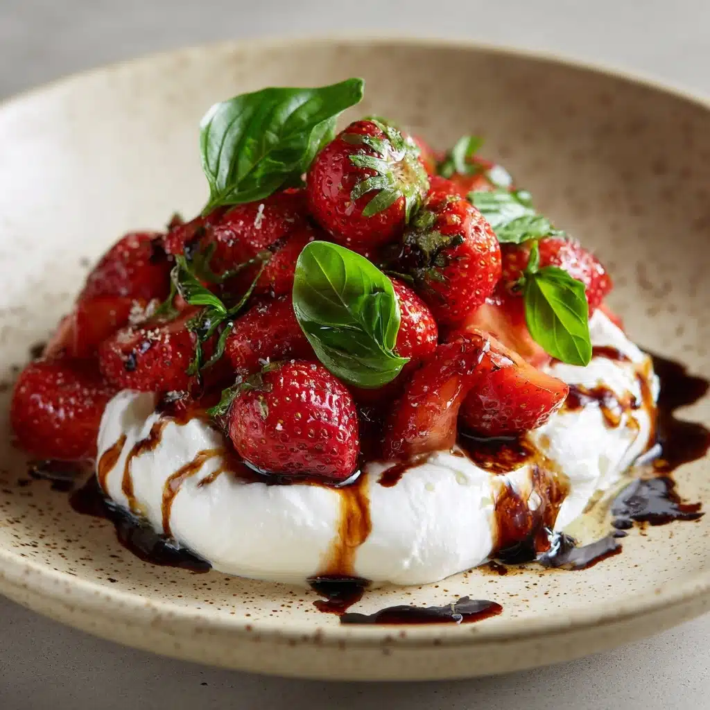 Balsamic Strawberry Caprese Recipe