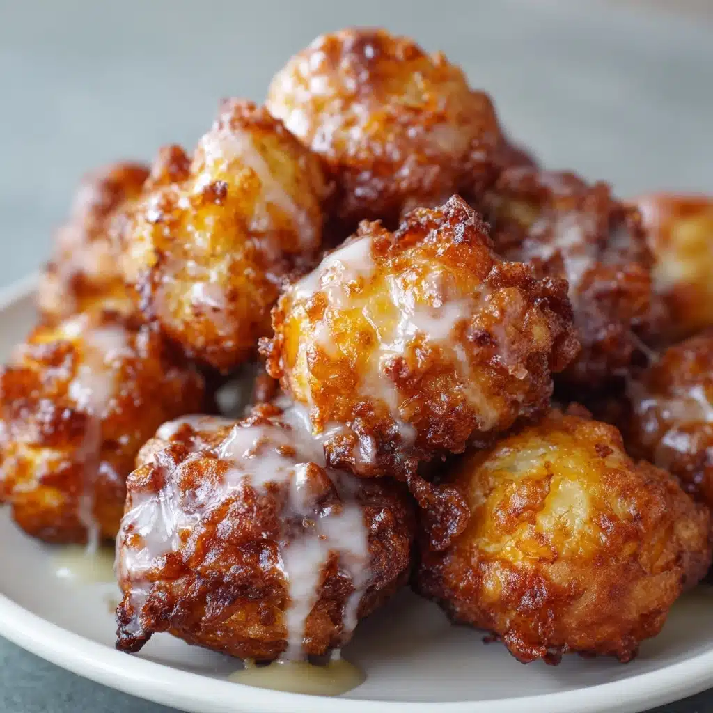 Cinnamon-Glazed Apple Fritter Bites Recipe - Recipe Image