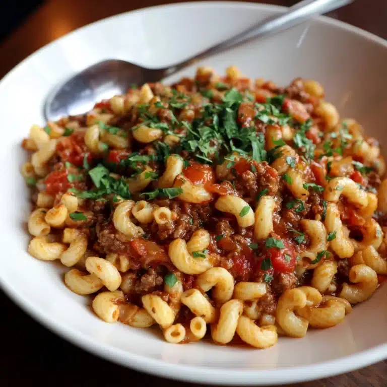 One Pot Goulash Recipe