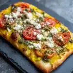 Pesto Caprese Puff Pastry Pizza Recipe