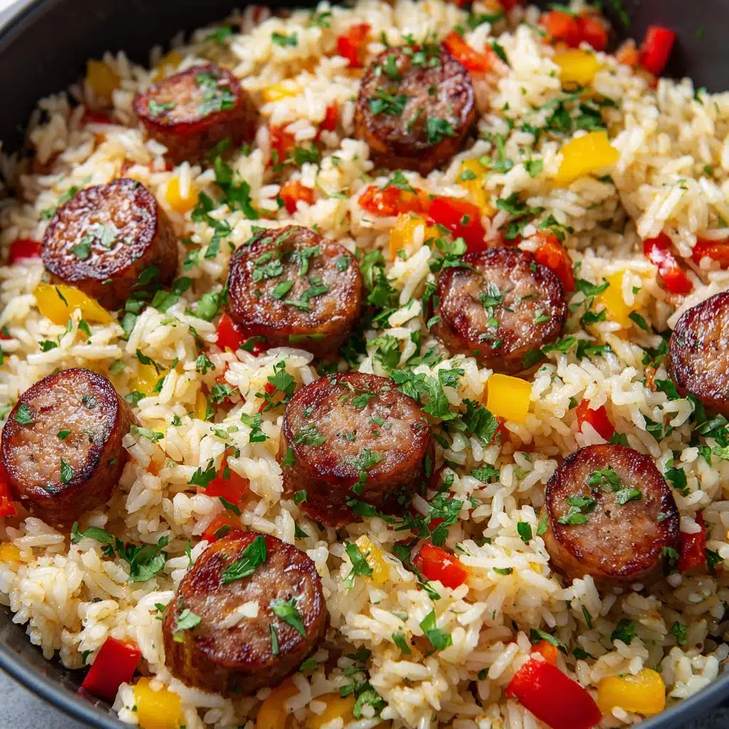 Sausage and Rice Skillet Recipe - Recipe Image
