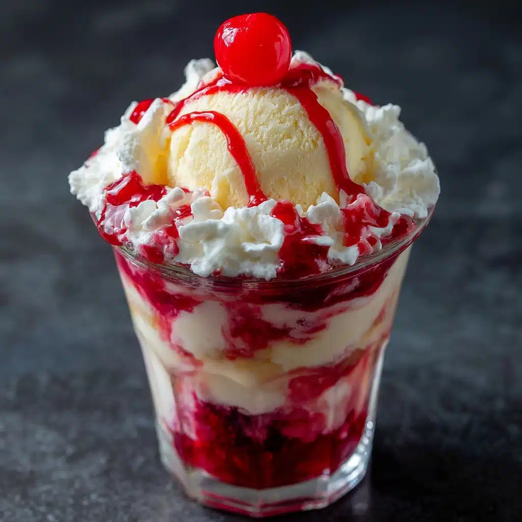 Shirley Temple Ice Cream Float Recipe - Recipe Image