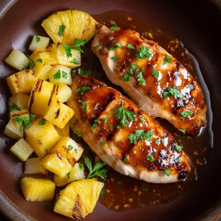 Pineapple BBQ Baked Chicken Breast Recipe
