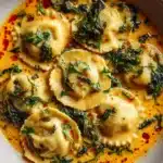 Thai Red Curry Dumpling Soup Recipe