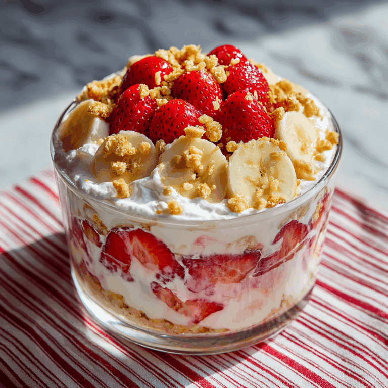 Strawberry Crunch Banana Pudding Recipe