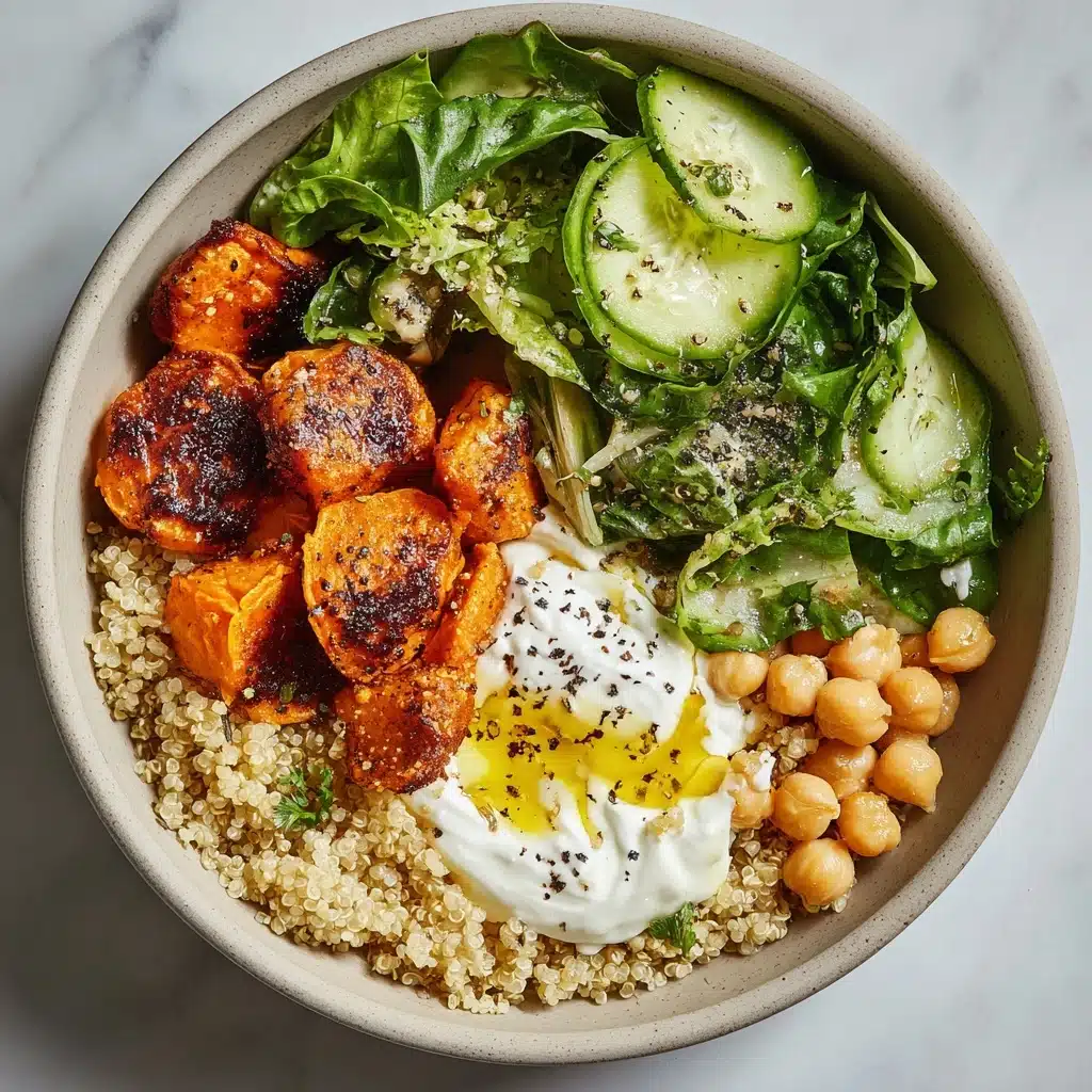 Chickpea & Sweet Potato Grain Bowls Recipe - Recipe Image
