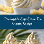 Homemade Pineapple Soft Serve Ice Cream Recipe