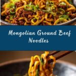 Mongolian Ground Beef Noodles Recipe