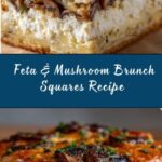 Feta & Mushroom Brunch Squares Recipe