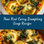 Thai Red Curry Dumpling Soup Recipe
