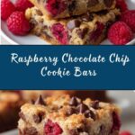 Raspberry and Chocolate Chip Cookie Bars Recipe