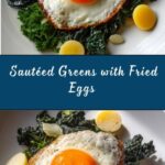 Sautéed Greens with Fried Eggs Recipe
