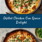 Skillet Chicken Con Queso Recipe